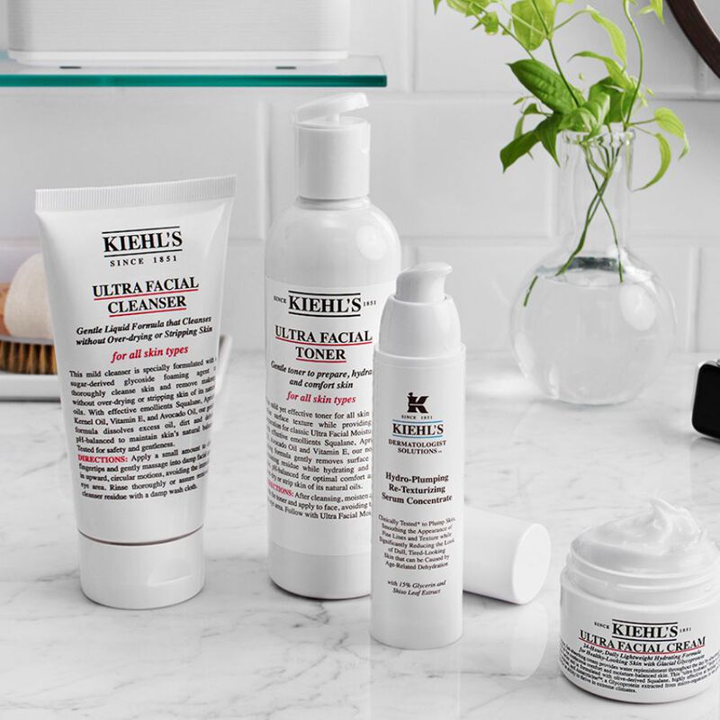 Kiehl's produkter på række