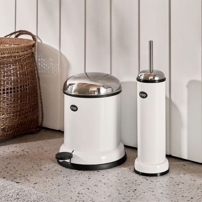 Hvid toiletspand fra Vipp